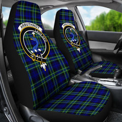 Arbuthnot Modern Tartan Crest Car Seat Cover