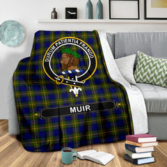 Muir Family Tartan Crest Blankets
