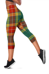 Buchanan Family Old Set Weathered Tartan Capris Leggings