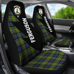 Ferguson Tartan Crest Flash Style Car Seat Cover