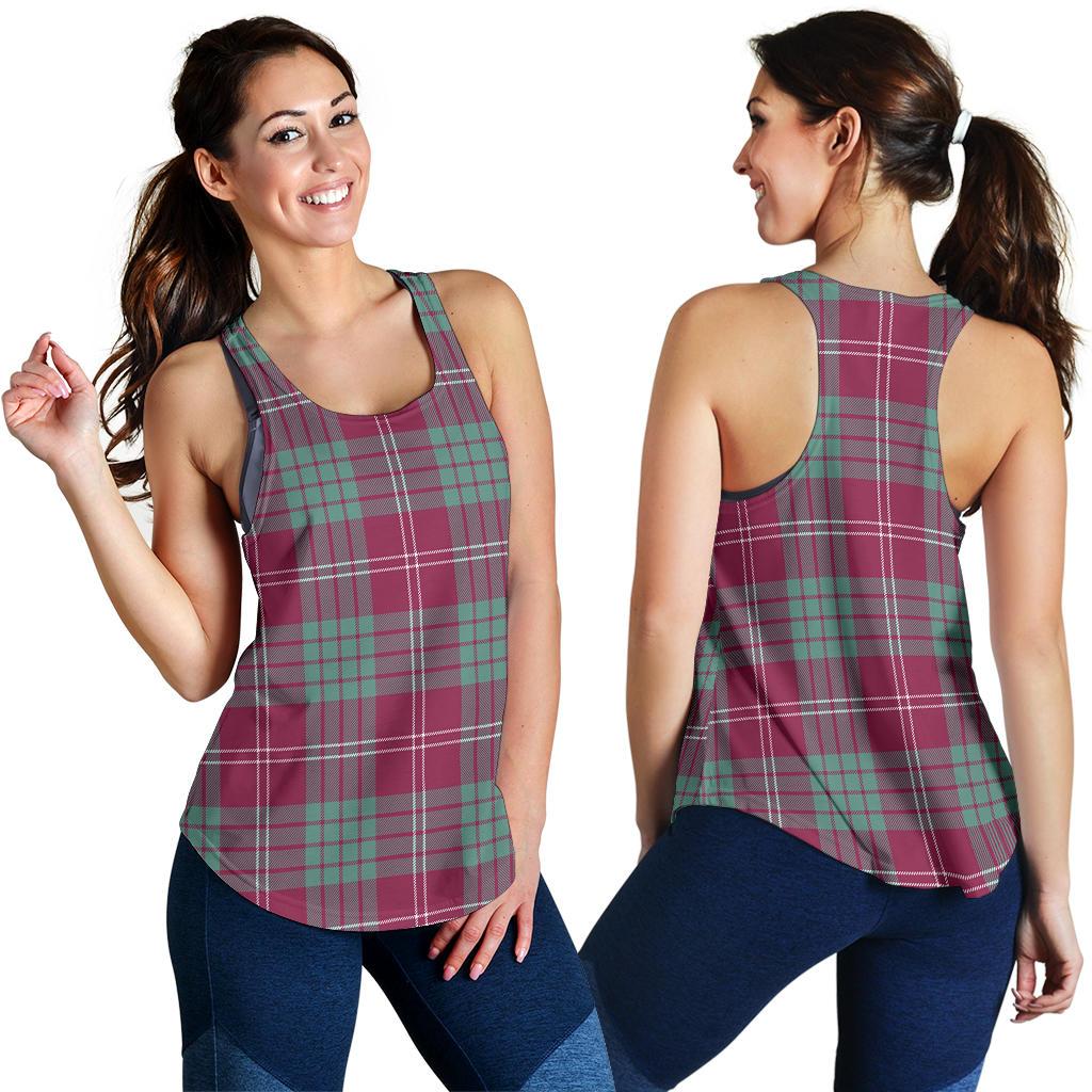 Crawford Ancient Tartan Women Racerback Tank Top