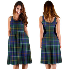 MacInnes Modern Tartan Midi Dress