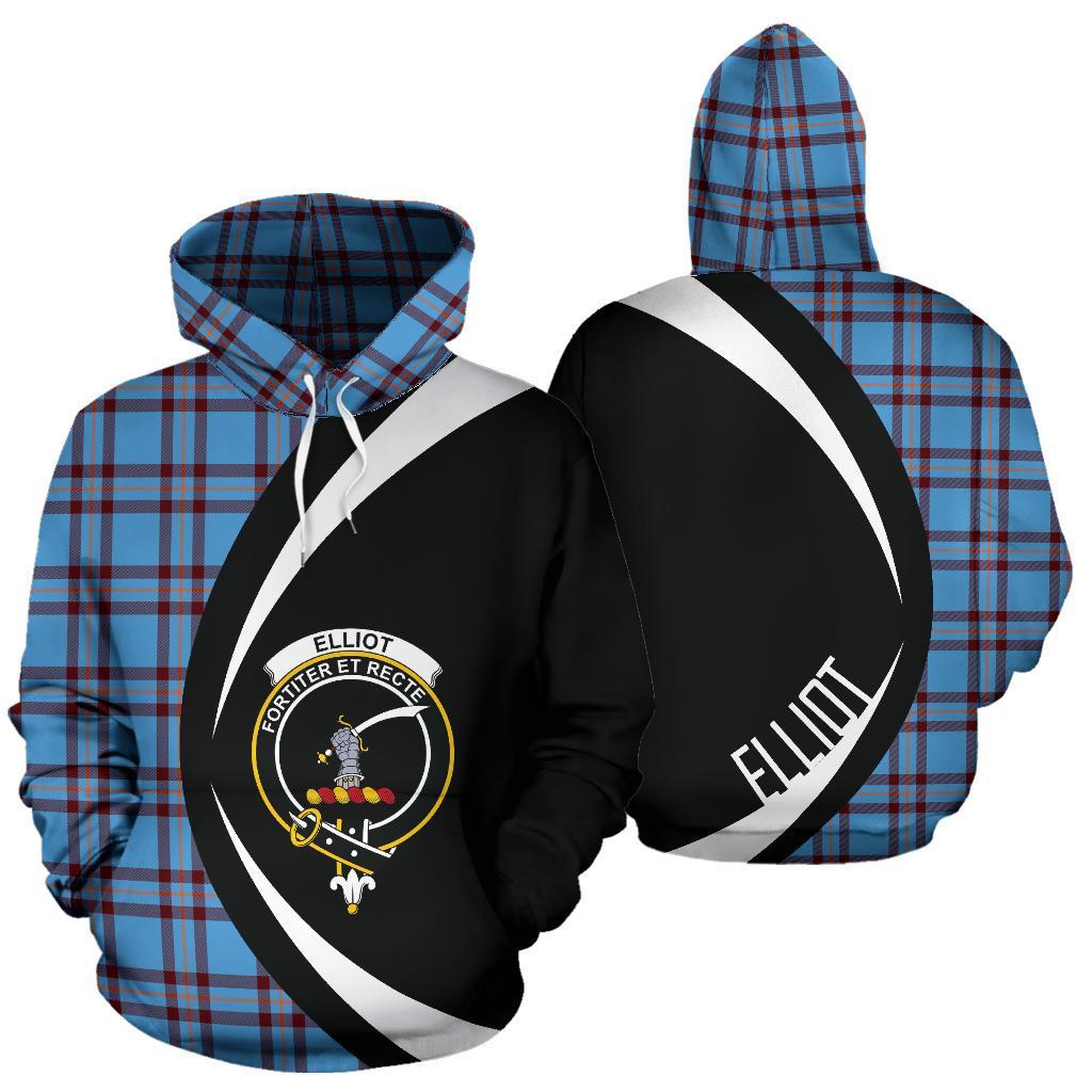 Elliot Ancient Tartan Crest Hoodie - Circle Style