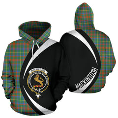 MacKintosh Hunting Ancient Tartan Crest Hoodie - Circle Style