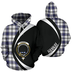 Hannay Modern Tartan Crest Hoodie - Circle Style