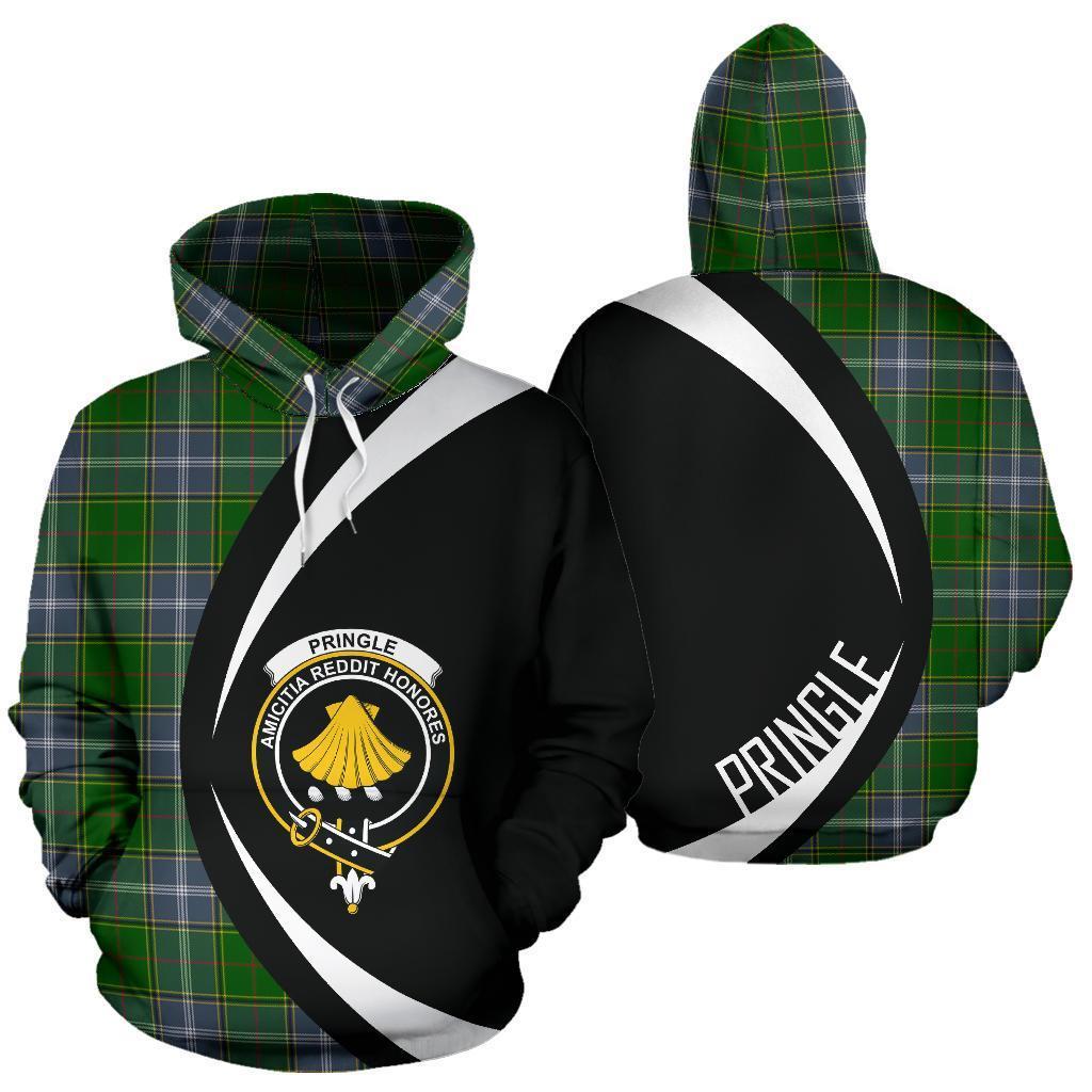 Pringle Tartan Crest Hoodie - Circle Style