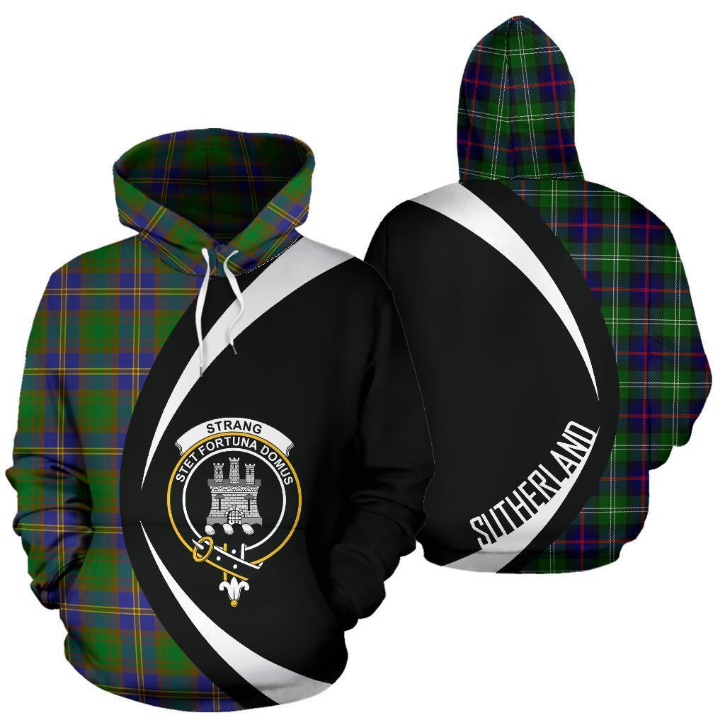 Strange of Balkaskie Tartan Crest Hoodie - Circle Style