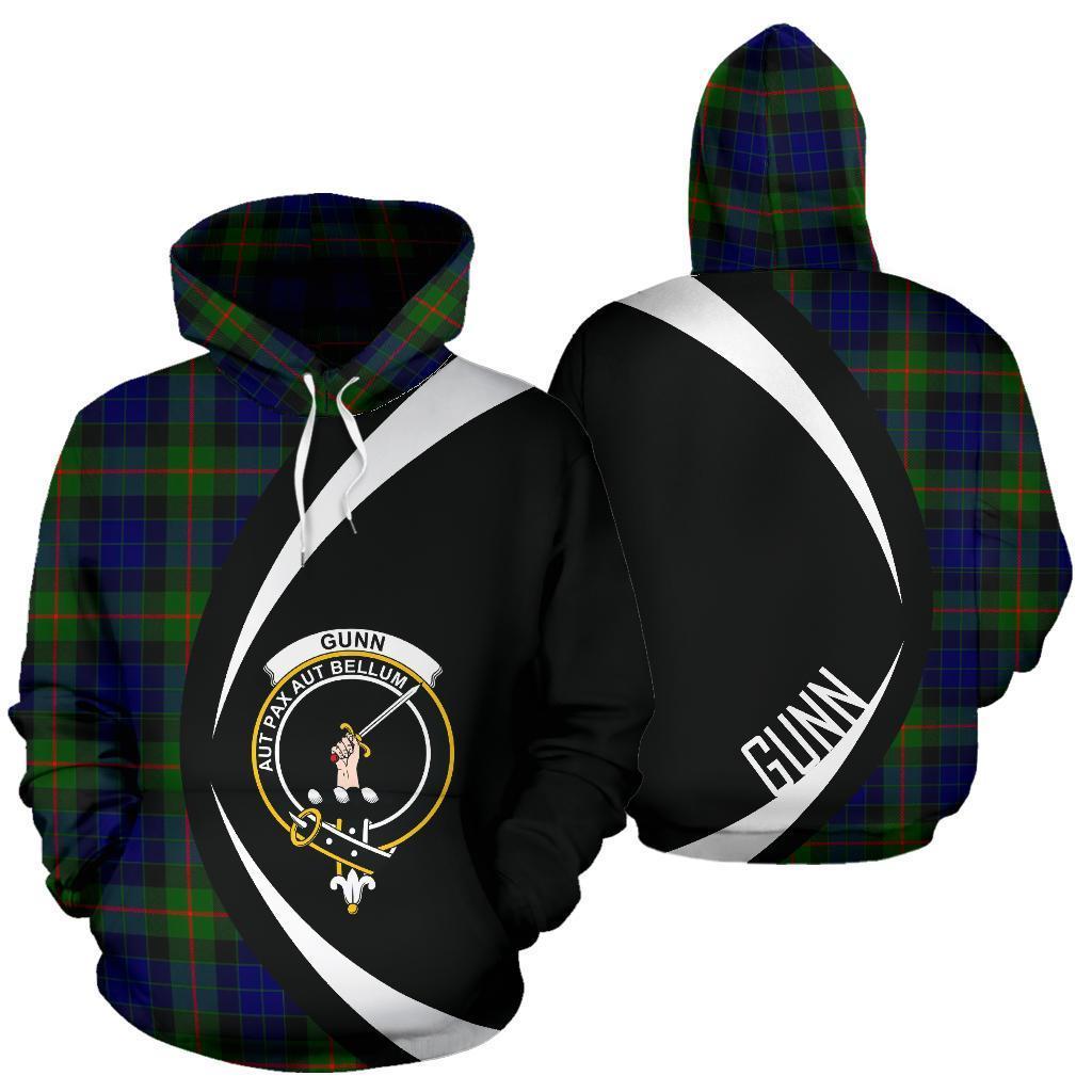 Gunn Modern Tartan Crest Hoodie - Circle Style