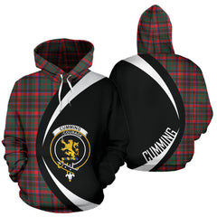Cumming Hunting Modern Tartan Crest Hoodie - Circle Style