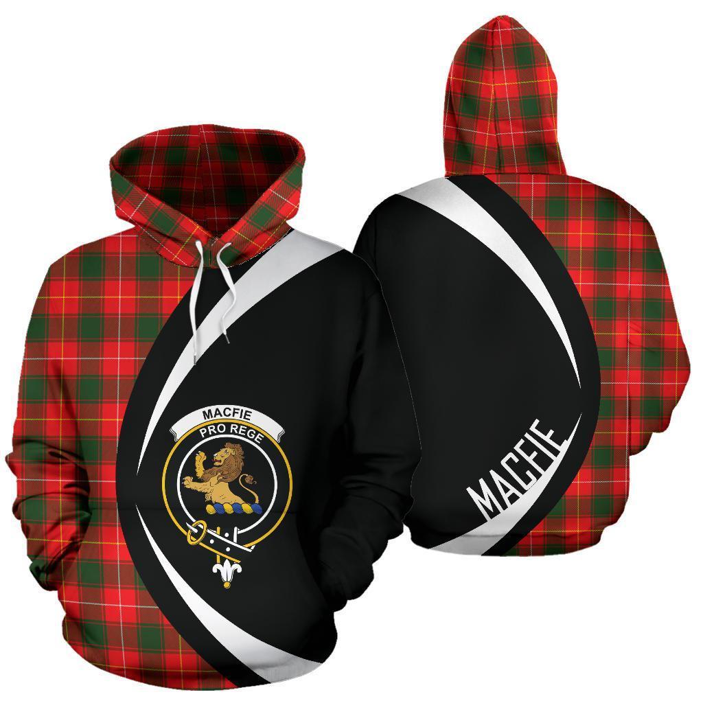 MacFie Tartan Crest Hoodie - Circle Style