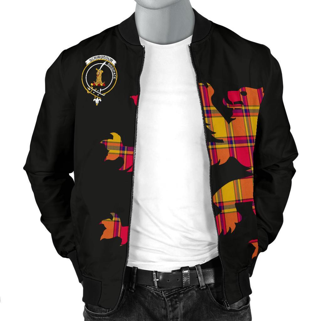 Scrimgeour Tartan Bomber Jacket Lion & Thistle