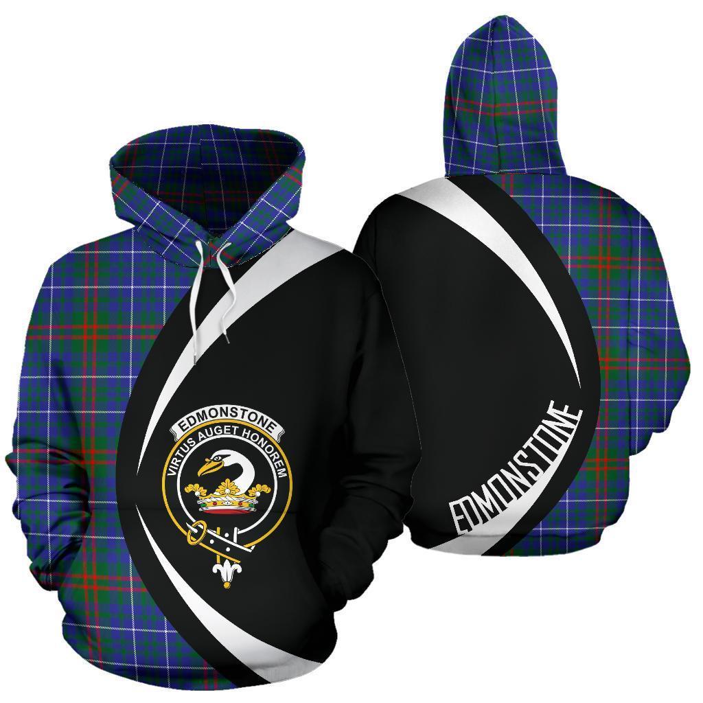 Edmonstone Tartan Crest Hoodie - Circle Style