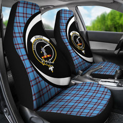 Elliot Ancient Tartan Crest Circle Car Seat Cover