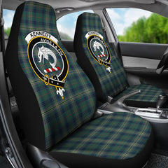 Kennedy Tartan Crest Car Seat Cover