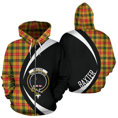 Baxter Tartan Crest Zipper Hoodie - Circle Style