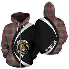 Macgregor Hunting Ancient Tartan Crest Zipper Hoodie - Circle Style