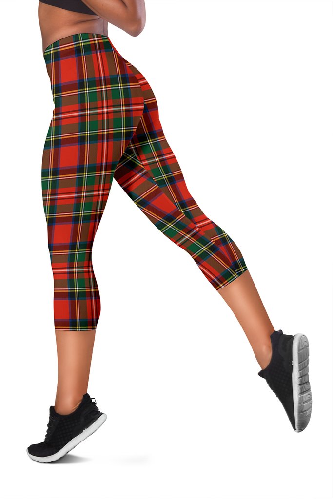 Stewart Royal Modern Tartan Capris Leggings