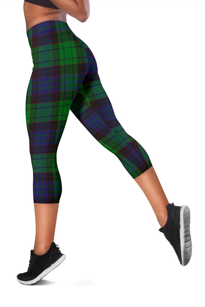 Stewart Old Modern Tartan Capris Leggings