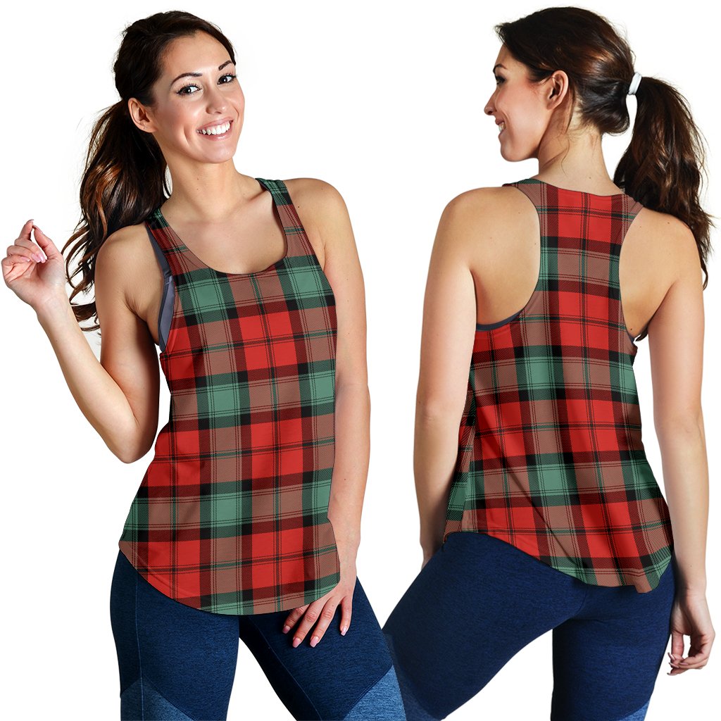 Kerr Ancient Tartan Women Racerback Tank Top