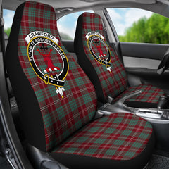 Crawford Tartan Crest Car Seat Cover