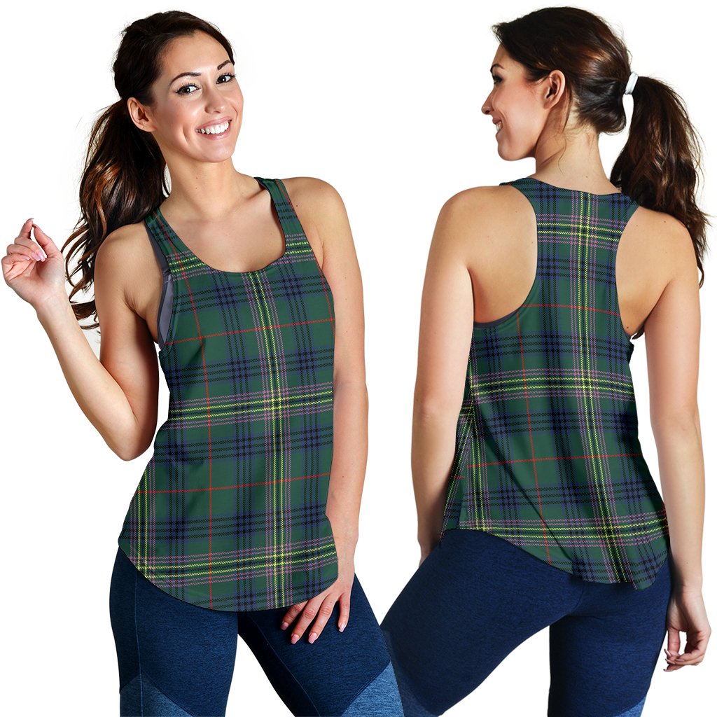 Kennedy Modern Tartan Women Racerback Tank Top