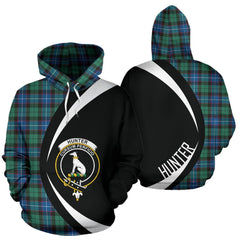 Hunter Ancient Tartan Crest Hoodie - Circle Style