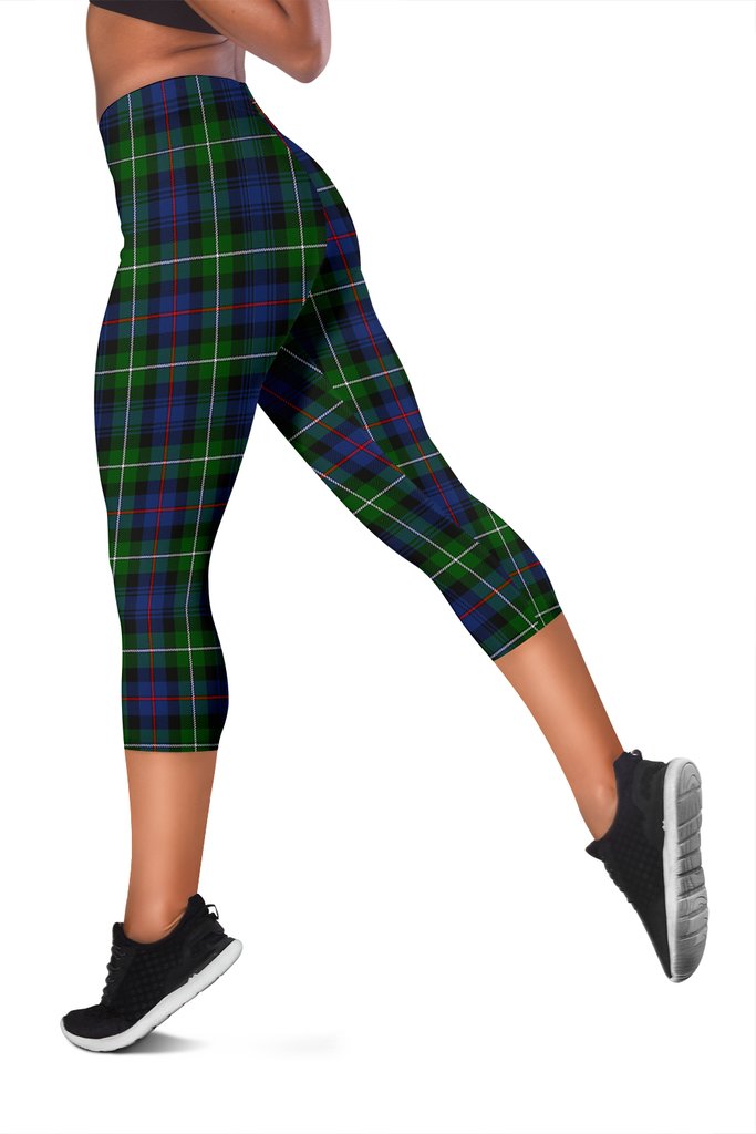 Mackenzie Family Modern Tartan Capris Leggings