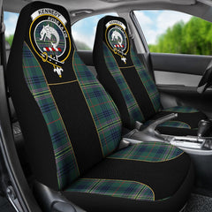 Kennedy Modern Tartan Crest Car Seat Cover