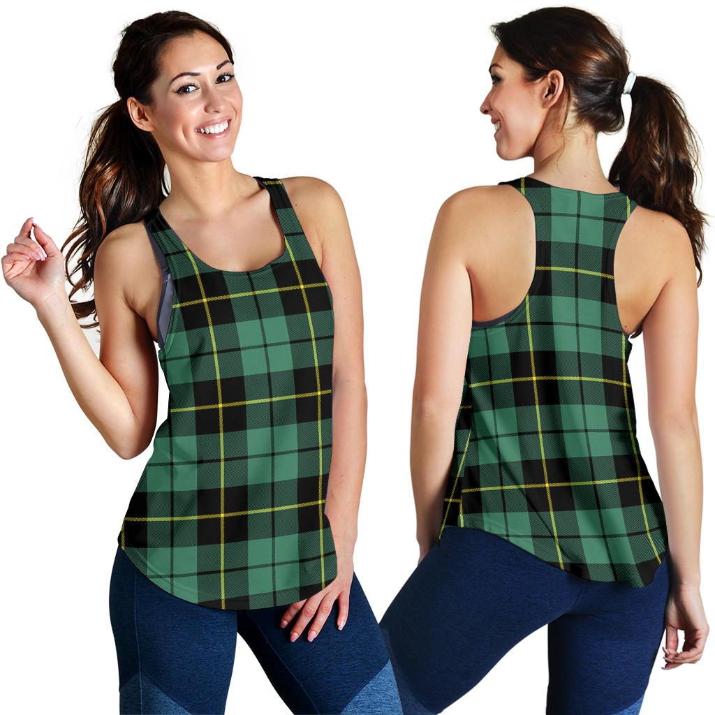 Wallace Hunting Ancient Tartan Women Racerback Tank Top