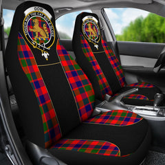 Gow (or McGouan) Tartan Crest Car seat cover