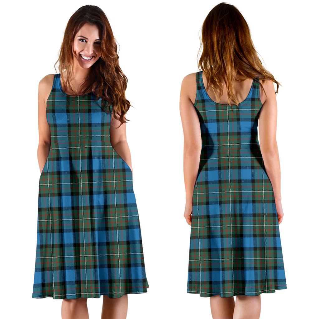 Fergusson Ancient Tartan Midi Dress