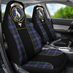 Hunter Tartan Crest Circle Car Seat Cover