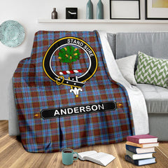 Anderson Tartan Crest Blanket - 3 Sizes