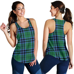 Keith Ancient Tartan Women Racerback Tank Top