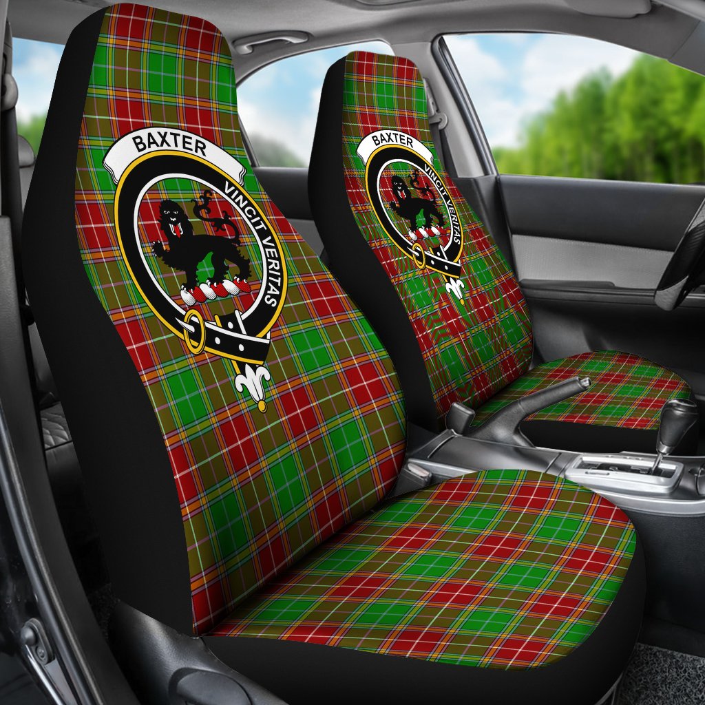 Baxter Tartan Crest Car Seat Cover