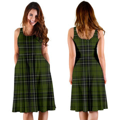 MacLean Hunting Tartan Midi Dress