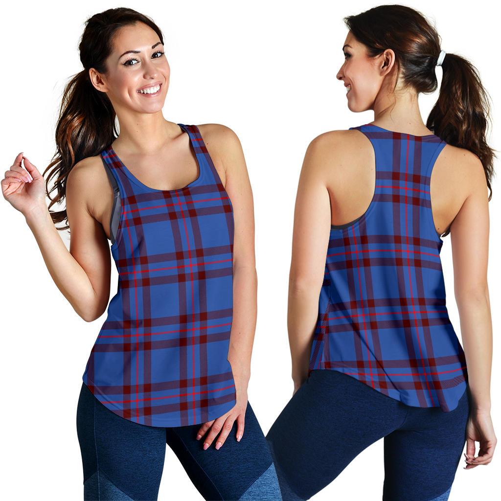 Elliot Modern Tartan Women Racerback Tank Top