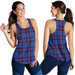 Elliot Modern Tartan Women Racerback Tank Top