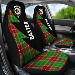 Baxter Tartan Crest Flash Style Car Seat Cover