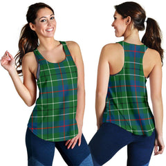 Duncan Ancient Tartan Women Racerback Tank Top