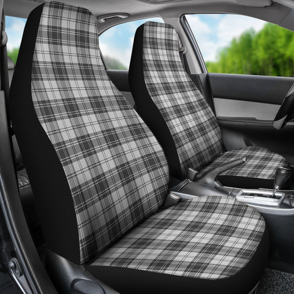 Douglas Grey Modern Tartan Car Seat Cover