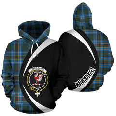 Cockburn Modern Tartan Crest Hoodie - Circle Style