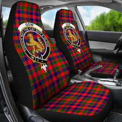 Gow Of Mcgouan Tartan Crest Car seat cover