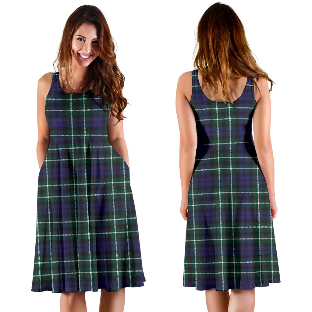 Graham of Montrose Modern Tartan Midi Dress