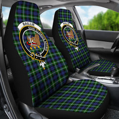 Baillie Tartan Crest Car Seat Cover