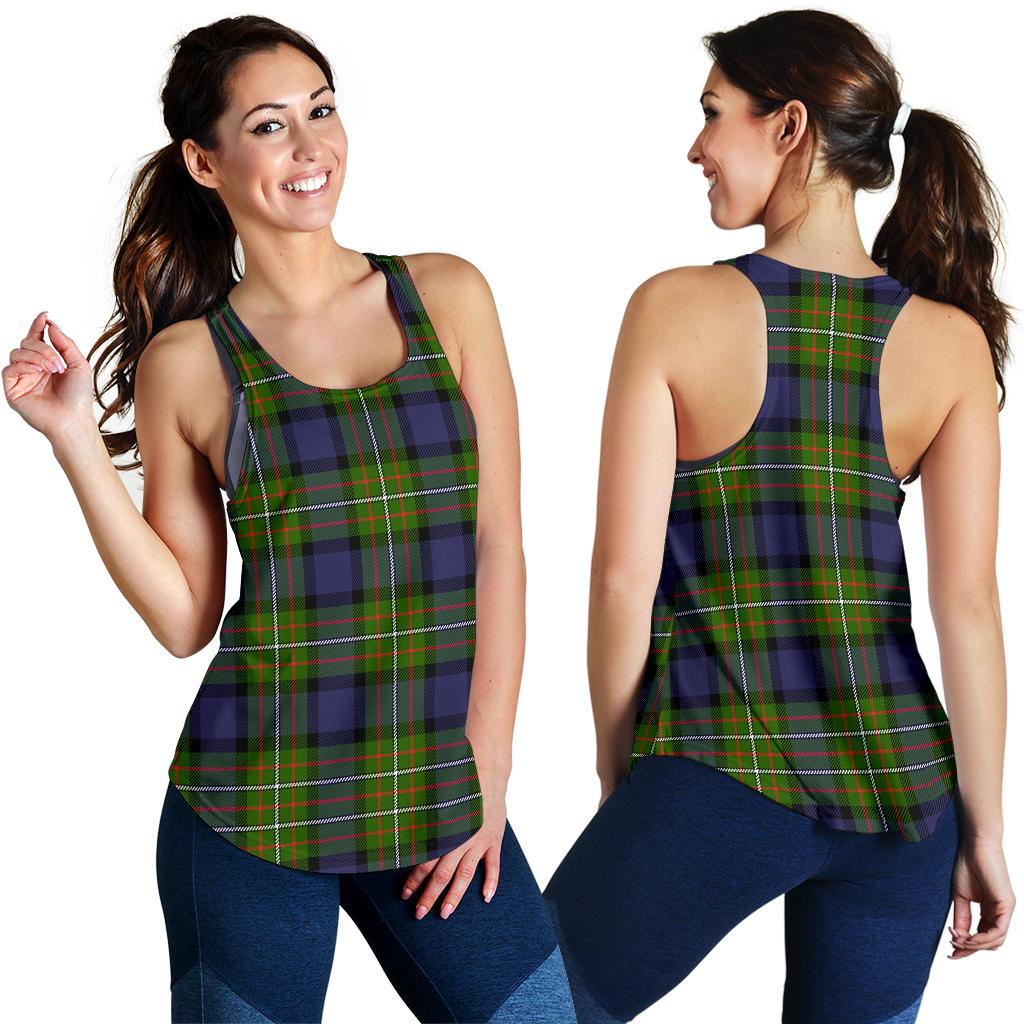 Fergusson Modern Tartan Women Racerback Tank Top