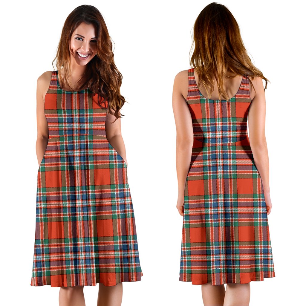 MacFarlane Ancient Tartan Midi Dress