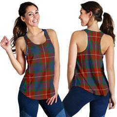 Fraser Ancient Tartan Women Racerback Tank Top