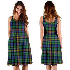 Allison Family Tartan Midi Dress