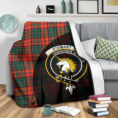 Stewart of Appin Ancient Tartan Crest Blanket - 3 Sizes